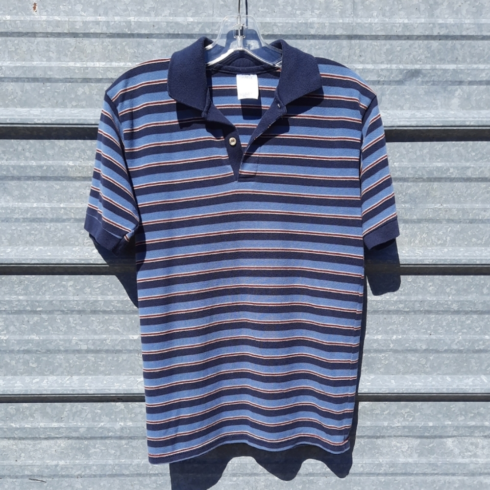 Striped Soft Simply Basic Polo Shirt